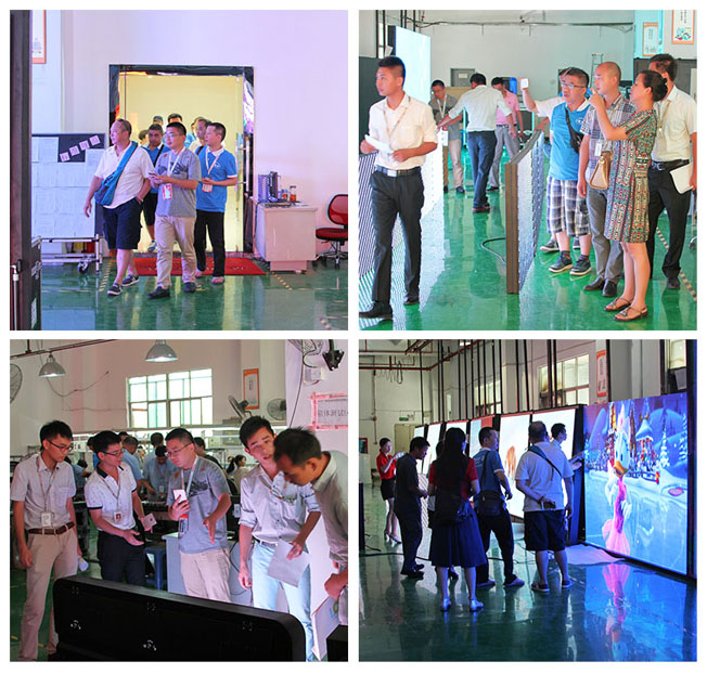 买家团参观ROYAL皇家88生产车间