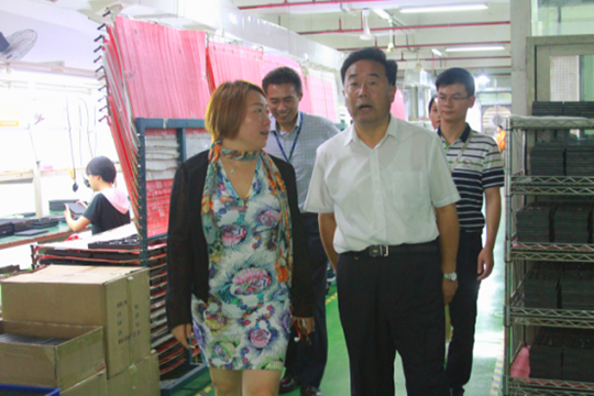 甘肃省武山县领导莅临ROYAL皇家88参观考察