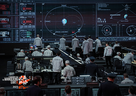 ROYAL皇家88LED显示屏在电影《流浪地球2》中大放异彩