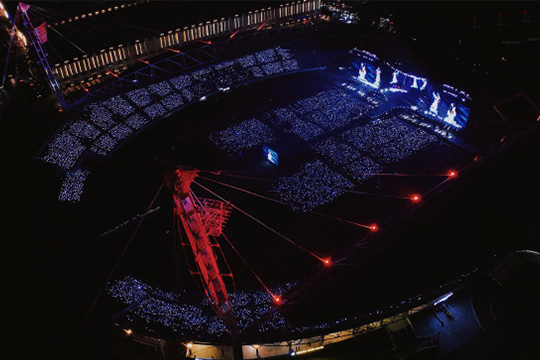 又一舞台奇迹！ROYAL皇家88LED锥形屏燃爆2024张韶涵巡演现场 