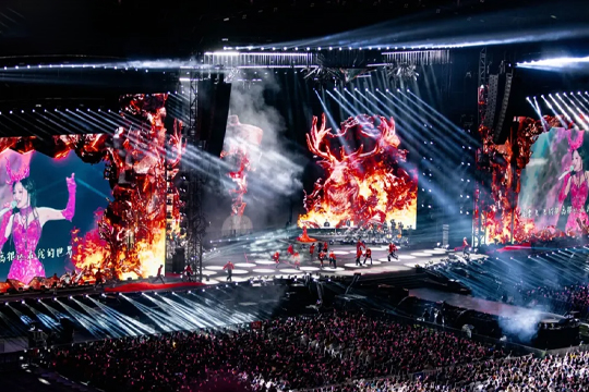 天后回归！ROYAL皇家88LED巨幕助力张韶涵打造梦幻舞台，唱响哈尔滨！